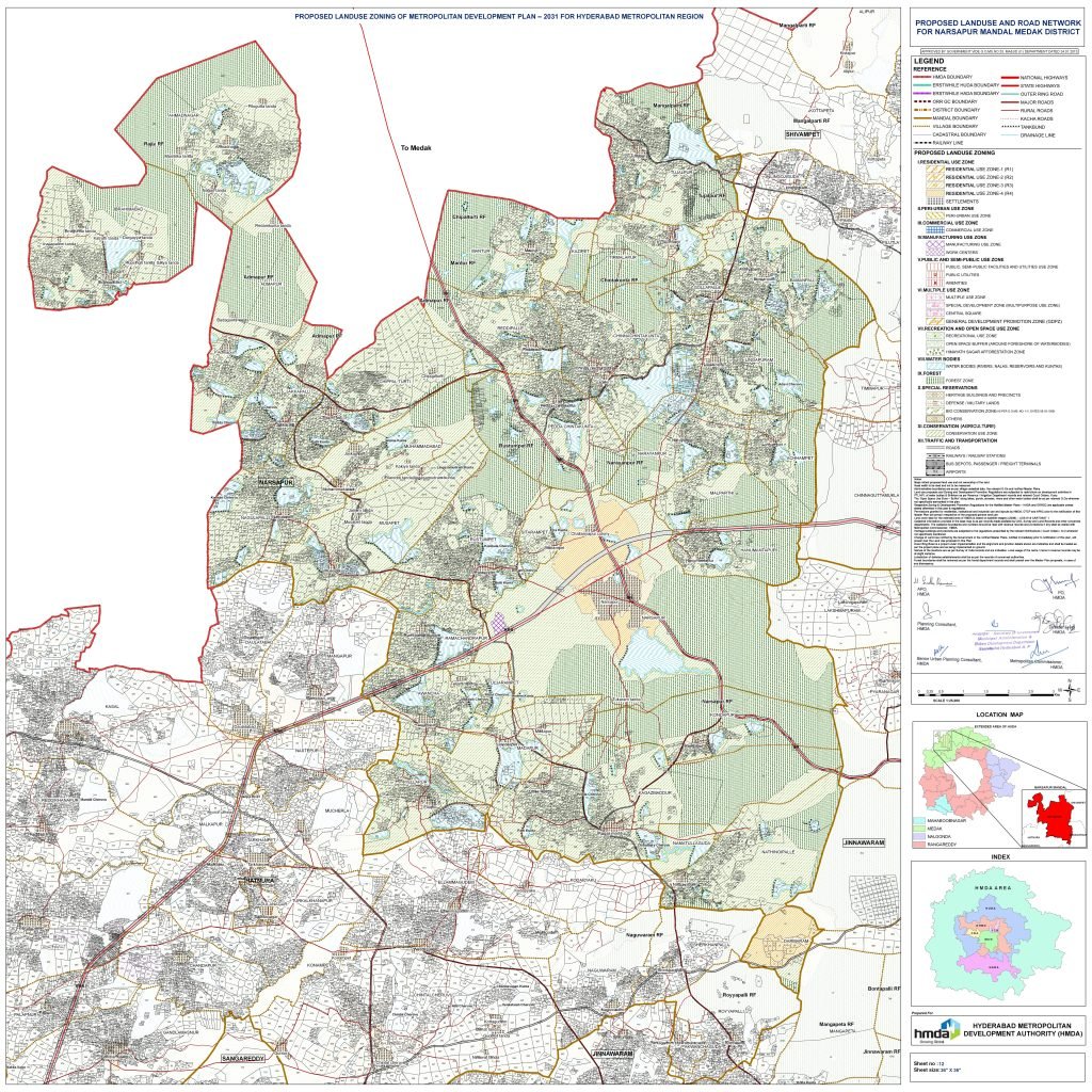 Narsapur HMDA Master Plan 2031