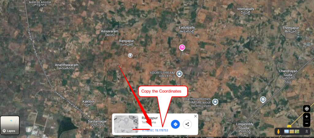 find the coordinates 