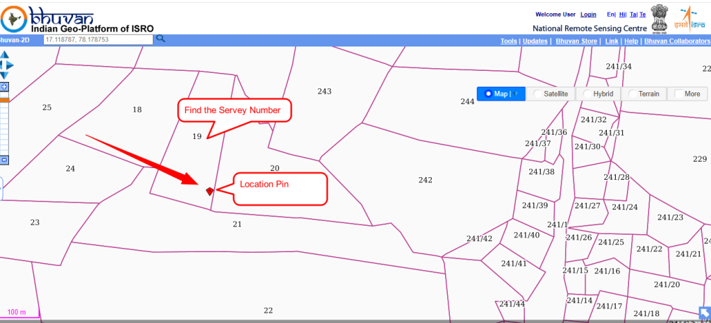 finally find the land survey numbers