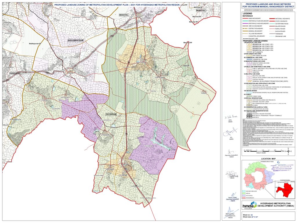 Yacharam HMDA Master Plan