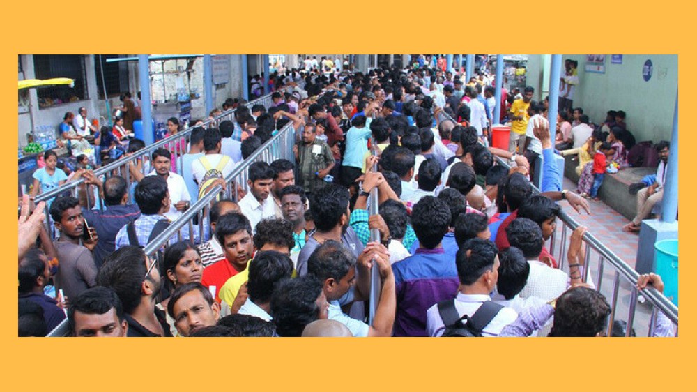 Sarvadarshanam Queue line