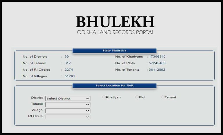 Bhulekh Odisha Updates- Check Bhunaksha, Land Records & ROR