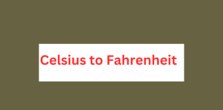 Celsius to Fahrenheit