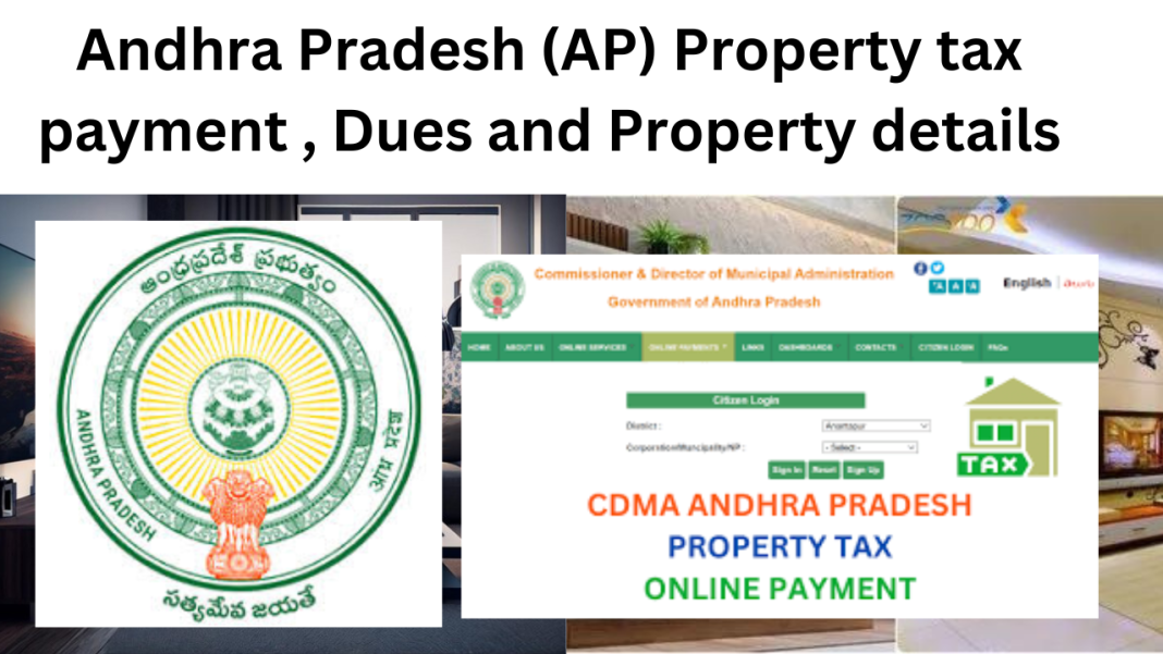 Andhra Pradesh Ap property tax payment & Application status Dues