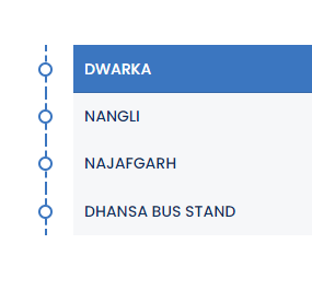 Delhi metro grey line stations