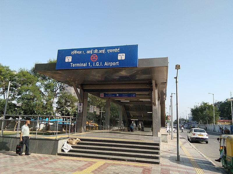 Terminal 1 IGI Airport Magenta Line Metro Station