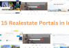 realestate property portals in india