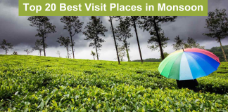 best places visit in monsoon