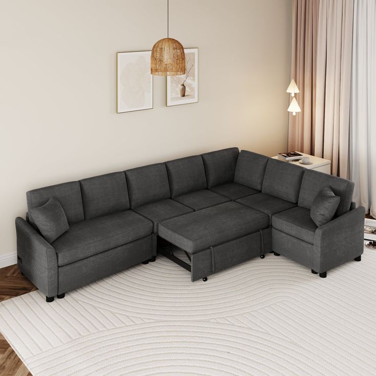 Corner Placement of L-shaped sofa