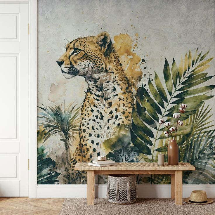 Wildlife mural painting