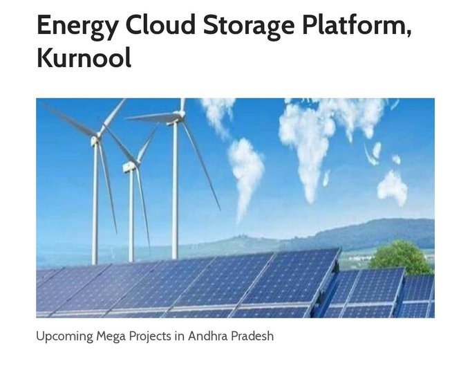 Energy Cloud Storage Platform, Kurnool