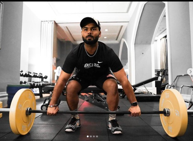 Rishabh pant gym