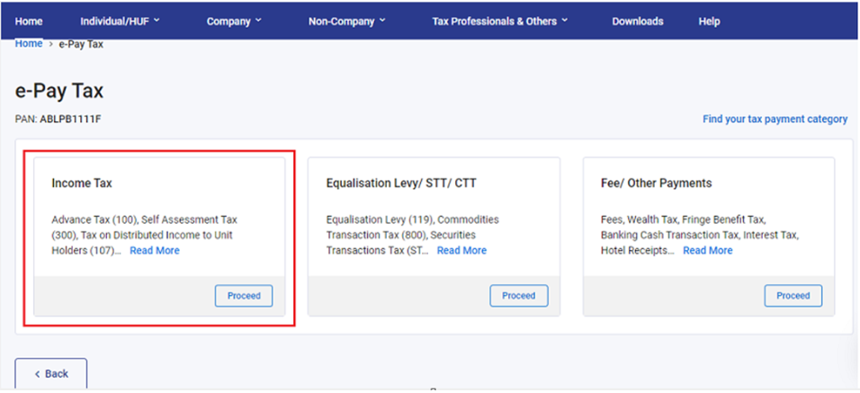 e pay tax 