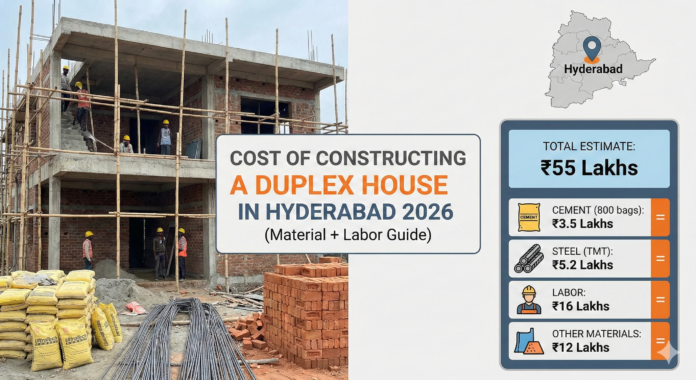 Construction cost in Hyderabad 2026 Construction cost in Hyderabad 2026