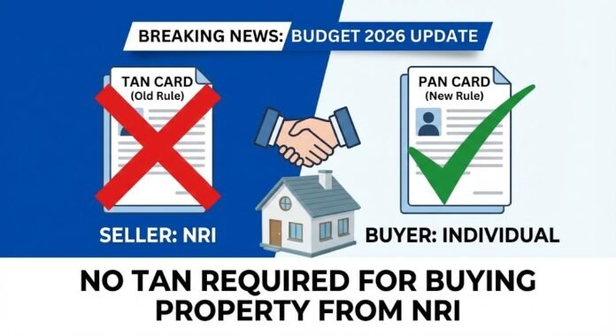 No TAN for buying from NRI No TAN for buying from NRI