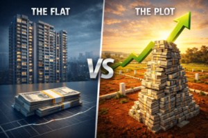 Plots vs Flats investment Hyderabad
