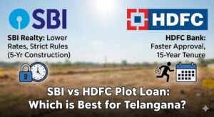 SBI vs HDFC Plot Loan