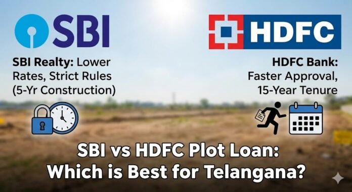 SBI vs HDFC Plot Loan SBI vs HDFC Plot Loan