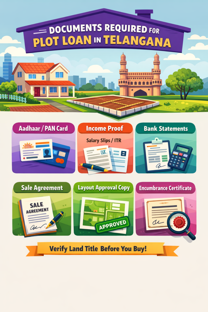 documents required for plots in telangana