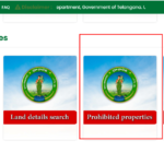 Prohibited land check Telangana survey number