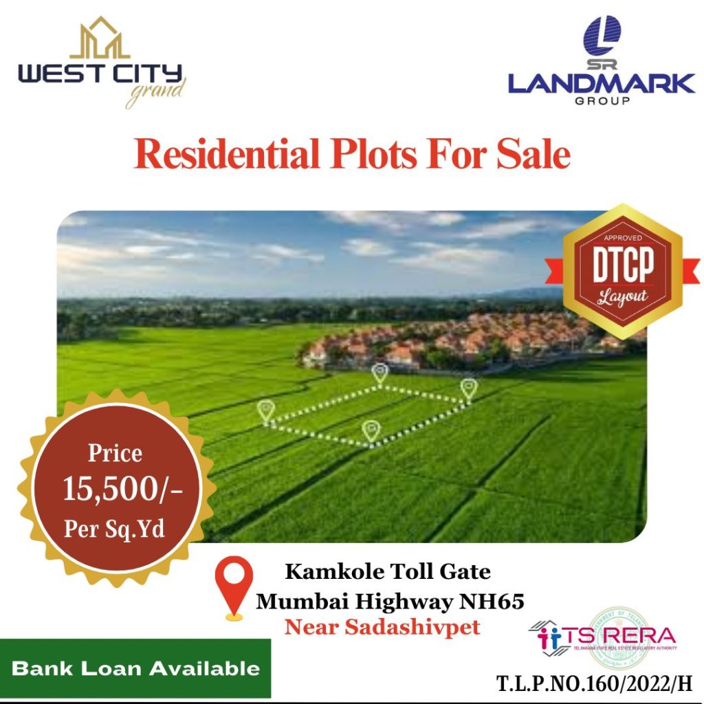 Open plots for sale at Sadashivpet