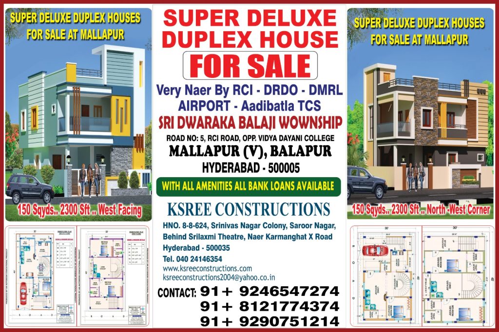 House for Sale in Mallalpur, Hyderabad