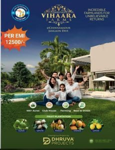 Vihara Farm Plots for Sale at Jangaon, Hyderabad