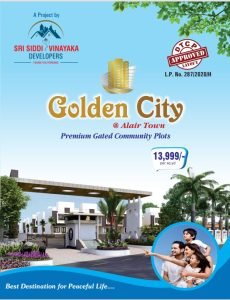 Premium Gated Community Residential Plots For Sale in Yadadri, Bhuvanagiri