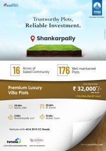 HMDA Approved Plots For Sale in Shankarpally, Rangareddy.