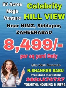 Villa Plots for Sale Near Zaheerabad, Sangareddy.
