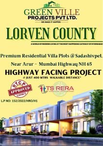 DTCP Approved Open Plots For Sale in Sadashivpet, Sangareddy.