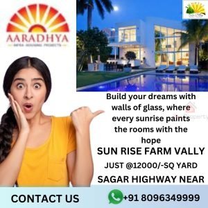 Sunrise Farm Valley Hill Top Plots For Sale in Ibrahimpatnam, Rangareddy.