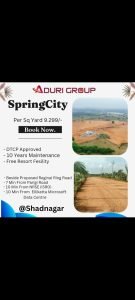 HMDA Approval Plots for Sale in Shadnagar, Rangareddy.
