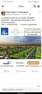 Premium Open Plots For Sale in Kandi, Sangareddy.