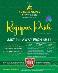 Premium Open Plots For Sale in Shadnagar, Rangareddy.