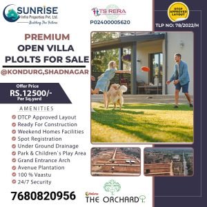 Residential Plots for sale in Shadnagar, Rangareddy.