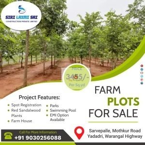 Luxury Gated Community Farm Plots in Sarvepally, Yadagirigutta