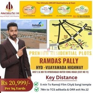 Premium Open Plots For Sale in Ramdaspally, Rangareddy.
