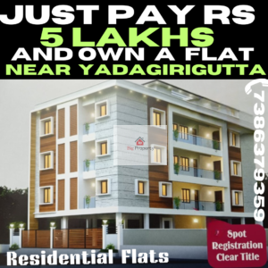 Luxurious Apartment Flats For Sale in Yadagirigutta, Yadadri Bhuvanagiri.
